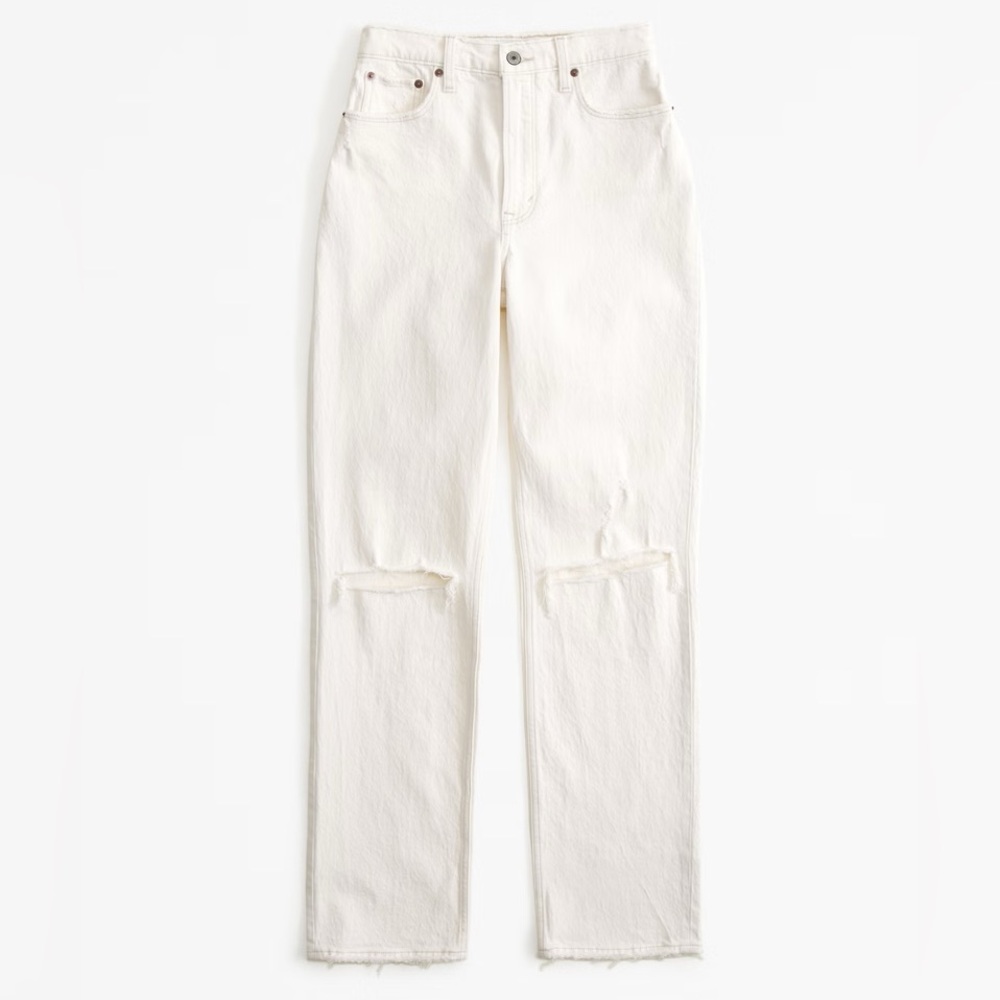 Abercrombie 90s Tall Straight Ultra High Rise Jeans - 26L / 2 Long - Curve Love